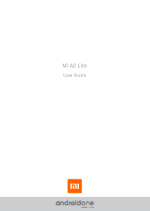 Handleiding Xiaomi Mi A2 Lite Mobiele telefoon