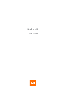 Handleiding Xiaomi Redmi 6A Mobiele telefoon