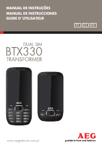 Manual de uso AEG BTX330 Teléfono móvil