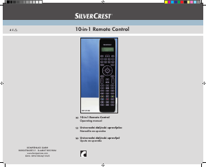 Manual SilverCrest IAN 49026 Remote Control