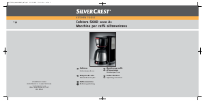 Bedienungsanleitung SilverCrest IAN 54348 Kaffeemaschine