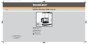 Mode d’emploi SilverCrest IAN 63918 Cafetière