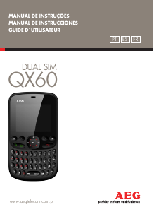 Manual AEG QX60 Telefone celular