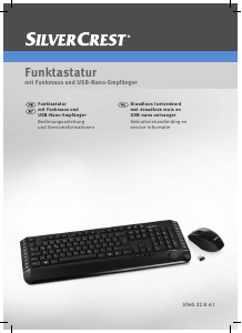Bedienungsanleitung SilverCrest SMTS 22.8 A1 Tastatur