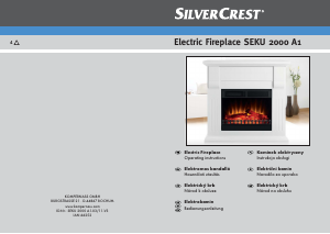 Priročnik SilverCrest SEKU 2000 A1 Električni kamin