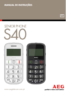 Manual AEG S40 Telefone celular