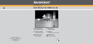 Наръчник SilverCrest SSMS 600 B2 Ръчен блендер