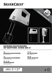 Manual de uso SilverCrest SHMSB 300 A1 Batidora de varillas