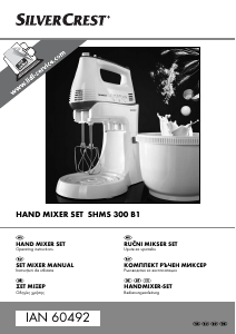 Manual SilverCrest SHMS 300 B1 Hand Mixer