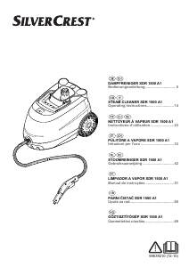 Manual SilverCrest SDR 1500 A1 Máquina de limpar a vapor