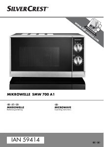 Manual SilverCrest SMW 700 A1 Microwave