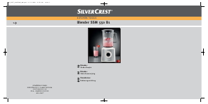 Handleiding SilverCrest SSM 550 B1 Blender