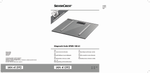 Manual SilverCrest IAN 41592 Scale