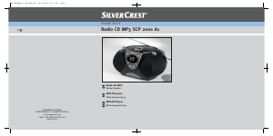 Bedienungsanleitung SilverCrest SCP 2000 A1 Stereoanlage