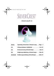 Manual SilverCrest IAN 56568 Infrared Lamp