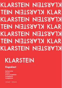 Handleiding Klarstein 10034441 Eispalast Vriezer