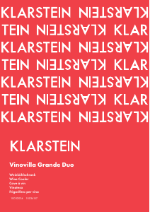 Manual de uso Klarstein 10034157 Vinovilla Grande Duo Vinoteca