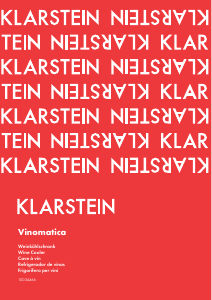 Manual de uso Klarstein 10034466 Vinomatica Vinoteca