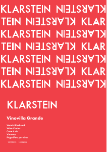 Handleiding Klarstein 10034156 Vinovilla Grande Wijnklimaatkast