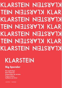 Manuale Klarstein 10031956 Big Spender Spillatore