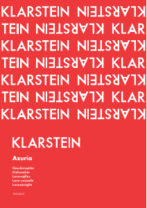 Manuale Klarstein 10034510 Azuria Lavastoviglie