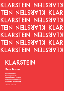 Manual de uso Klarstein 10034117 Beer Baron Refrigerador