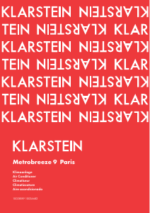 Mode d’emploi Klarstein 10034682 Metrobreeze 9 Paris Climatiseur