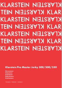 Manual de uso Klarstein 10034545 Master Jerky Deshidratador