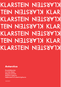 Manual de uso Klarstein 10033109 Antartica Máquina de hacer hielo