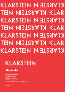 Manuale Klarstein 10033350 Clearcube Macchina per cubetti di ghiaccio