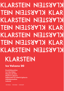 Manuale Klarstein 10030848 Ice Volcano 2G Macchina per cubetti di ghiaccio