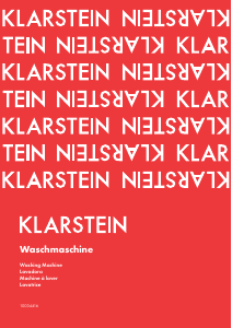 Bedienungsanleitung Klarstein 10034416 Waschmaschine