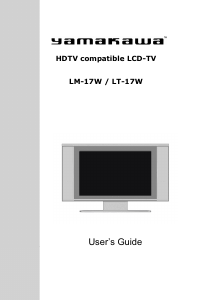 Manual Yamakawa LM-17W LCD Television