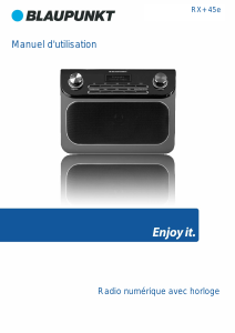 Mode d’emploi Blaupunkt RX+ 45E Radio