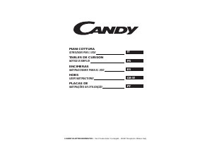 Manuale Candy PG750/1 SW EU Piano cottura