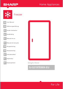 Mode d’emploi Sharp SJ-S2197E00X-EU Congélateur