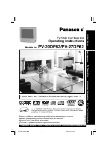 Handleiding Panasonic PV-20DF62 Televisie