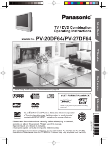 Manual Panasonic PV-20DF64 Television