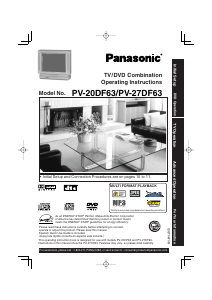 Manual Panasonic PV-20DF63 Television