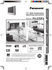 Manual Panasonic PV-27DF4 Television