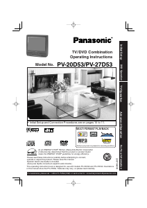 Manual Panasonic PV-27D53 Television