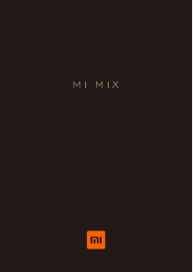 Manual Xiaomi Mi MIX 2S Mobile Phone
