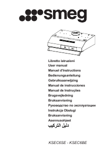 Manuale Smeg KSEC6SE Cappa da cucina