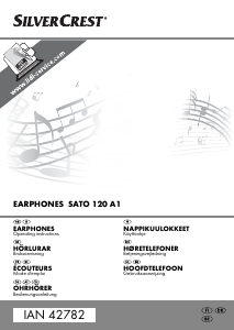 Manual SilverCrest SATO 120 A1 Headphone