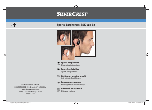 Εγχειρίδιο SilverCrest SSK 120 B2 Ακουστικά