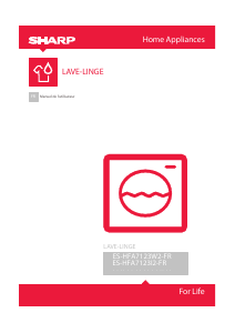 Mode d’emploi Sharp ES-HFA7123I2-FR Lave-linge