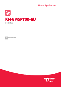 Mode d’emploi Sharp KH-6I45FT00-EU Table de cuisson