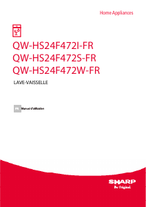 Mode d’emploi Sharp QW-HS24F472I-FR Lave-vaisselle