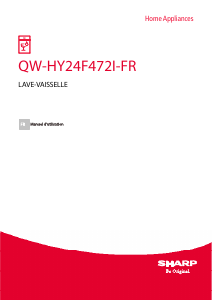 Mode d’emploi Sharp QW-HY24F472I-FR Lave-vaisselle