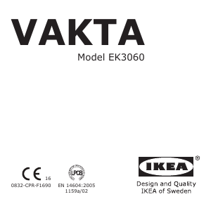 Mode d’emploi IKEA VAKTA Détecteur de fumée